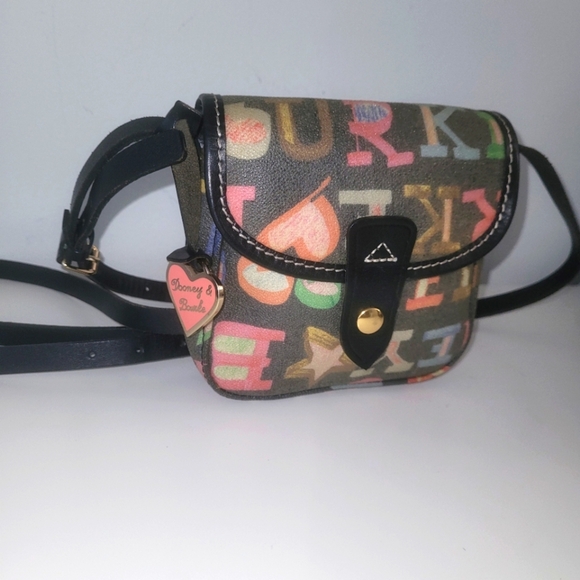 DOONEY & BOURKE Graffiti Canvas Colorful Crossbody. Highly Sought After, EUC - Picture 2 of 10
